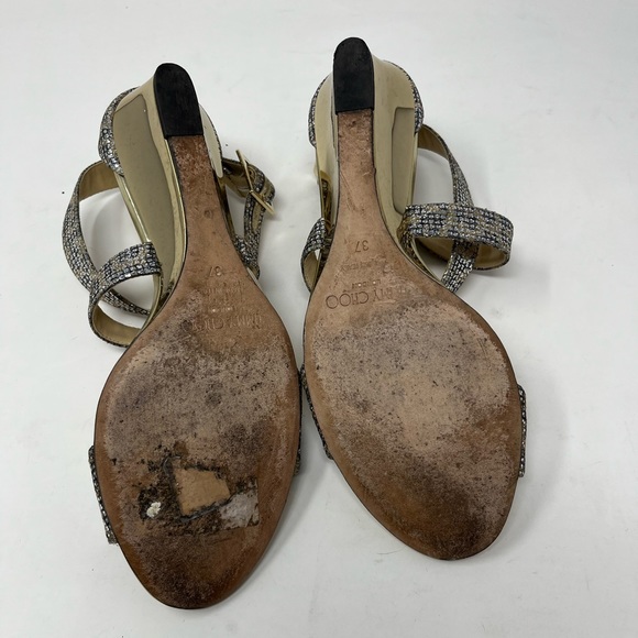 Jimmy Choo Chiara Wedge Sandals - Picture 8 of 8